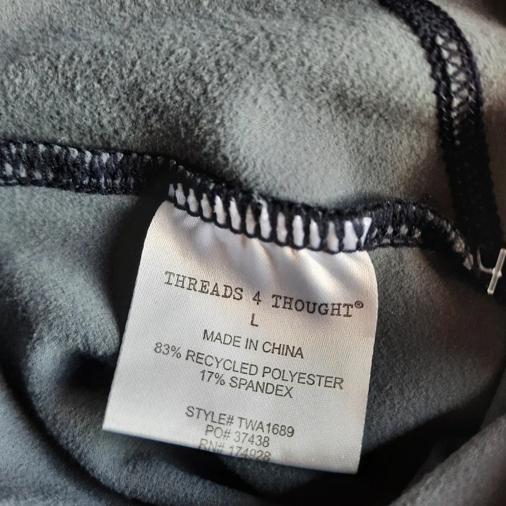 Threads 4 Thought ReActive navy blue gray tie dye maternity leggings size large - Picture 12 of 12